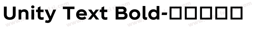 Unity Text Bold字体转换
